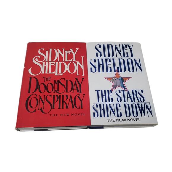 Sidney Sheldon The DoomsDay Conspiracy & The Stars Shine Down The New Novel Book - Picture 1 of 5
